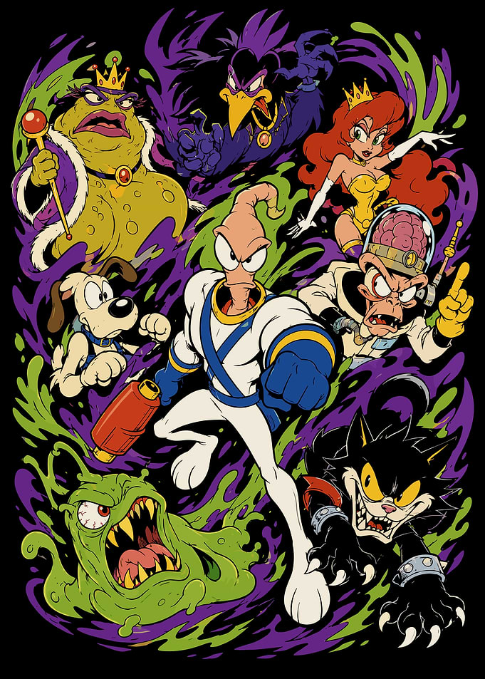 Earthworm Jim and Villains Ensemble