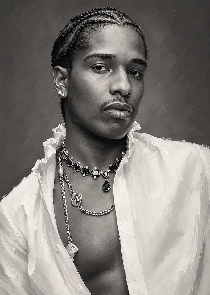 Portrait of A$AP Rocky