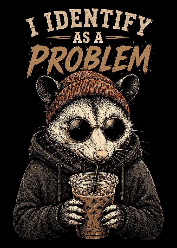 I Identify As A Problem Opossum