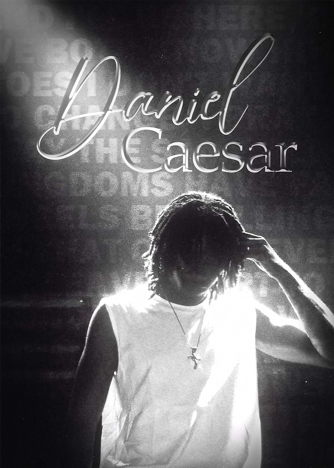 Daniel Caesar Portrait Poster