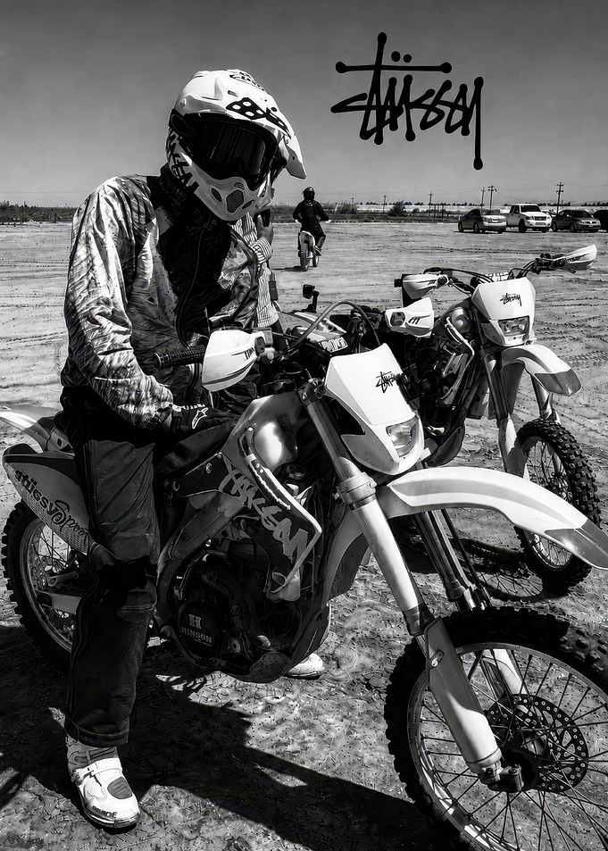 Stüssy Motocross Rider