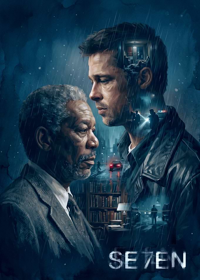 Se7en Movie Poster Art