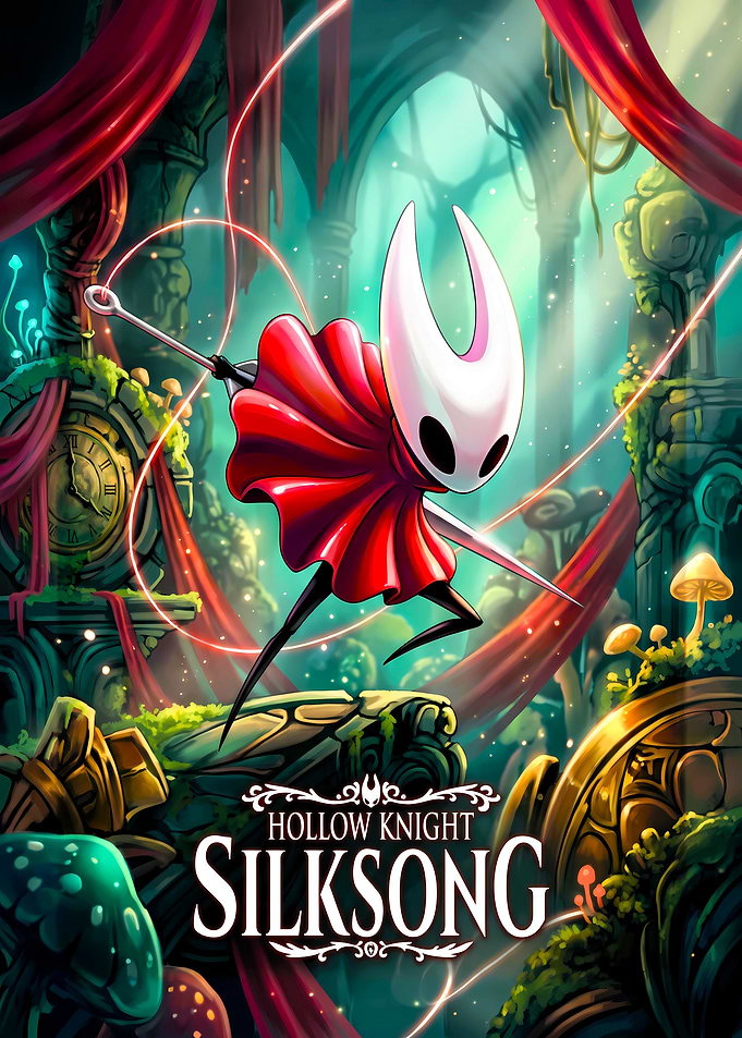 Hollow Knight Silksong Hornet Poster