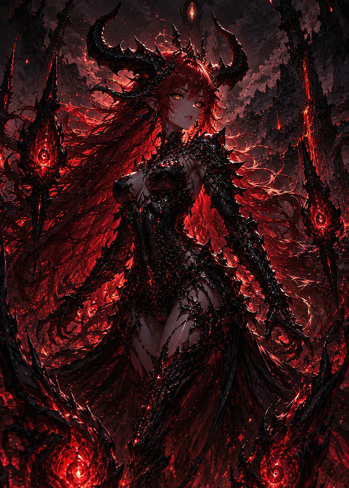 Dark Fantasy Demon Queen