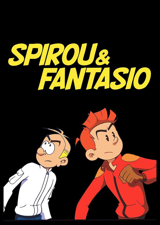 Spirou and Fantasio Comic Illustration