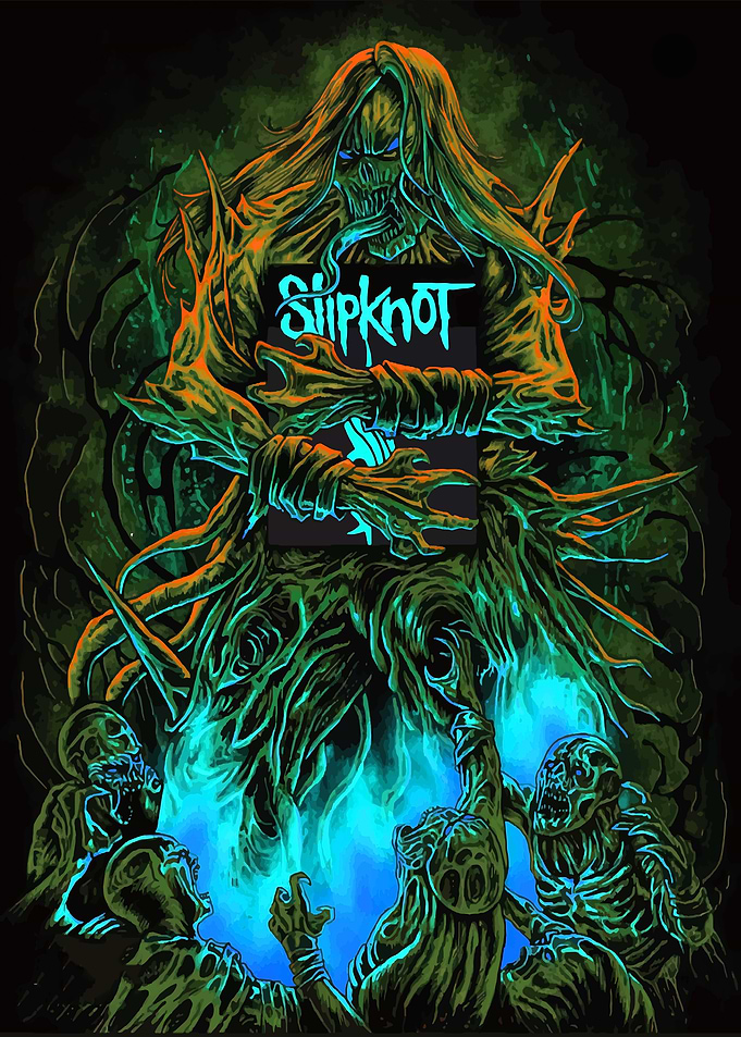 Slipknot Dark Fantasy Horror Art