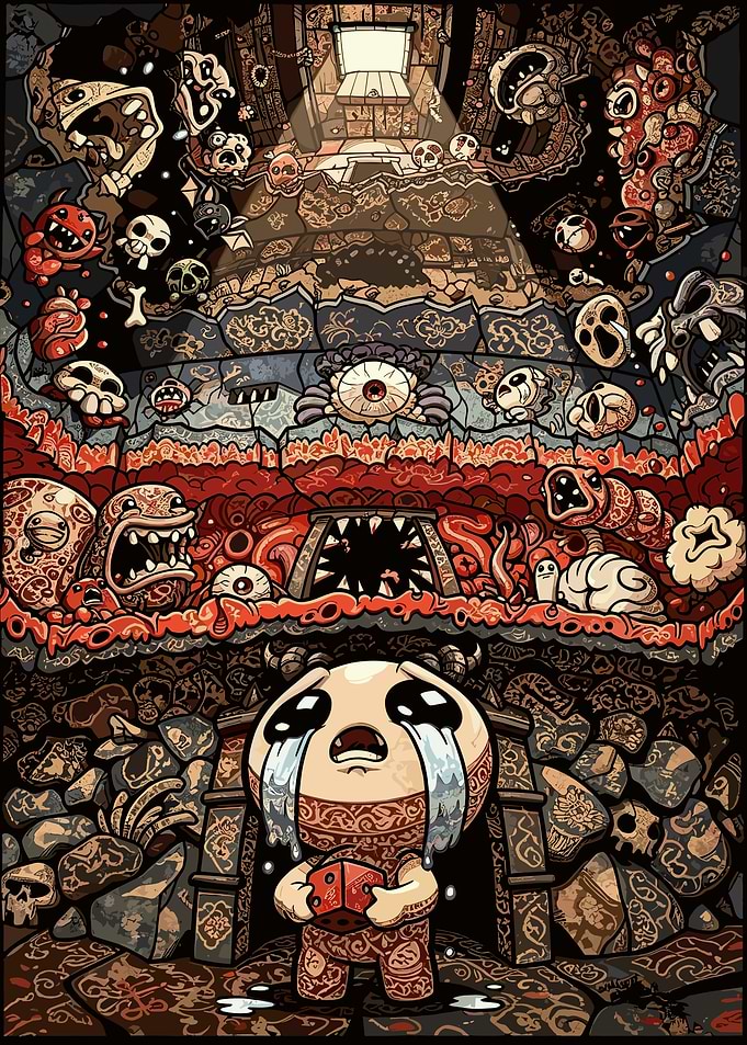 The Binding of Isaac Game Art