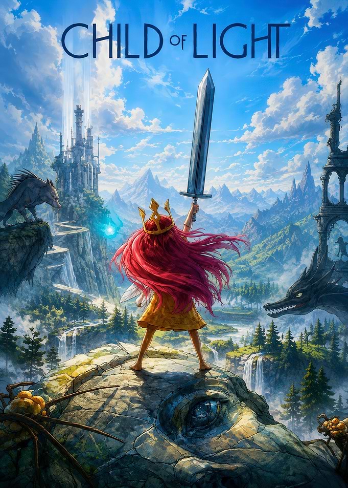 Child of Light Game Poster