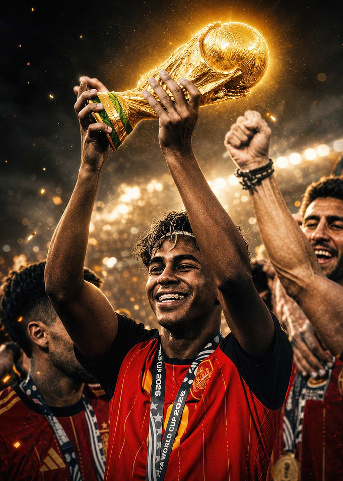 Lamine Yamal Winning World Cup