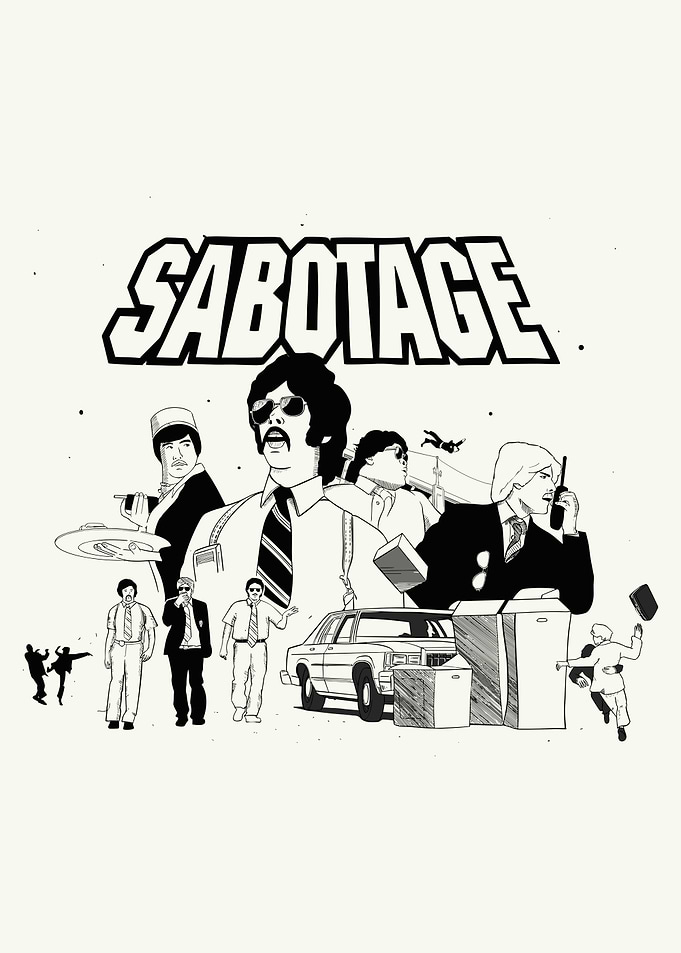 Beastie Boys Sabotage Music Video Illustration