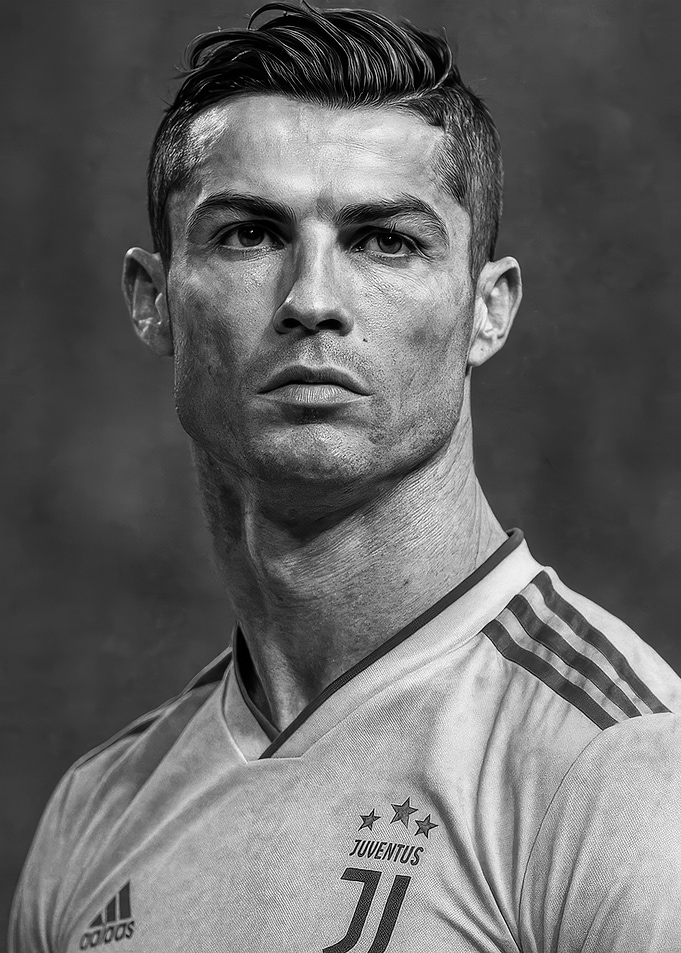 Cristiano Ronaldo Juventus Portrait