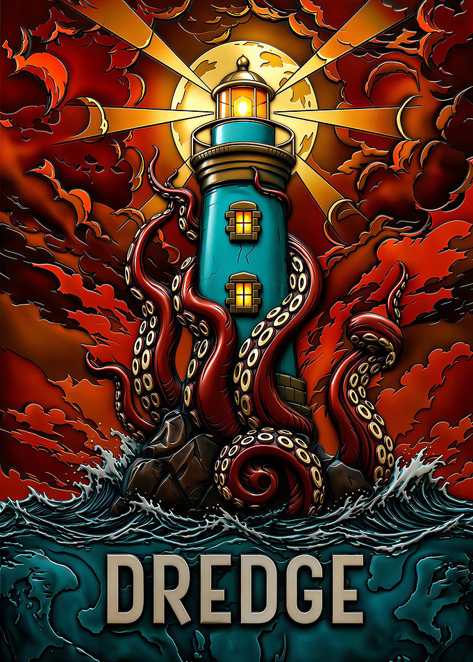 Dredge Game Lighthouse Tentacle Art