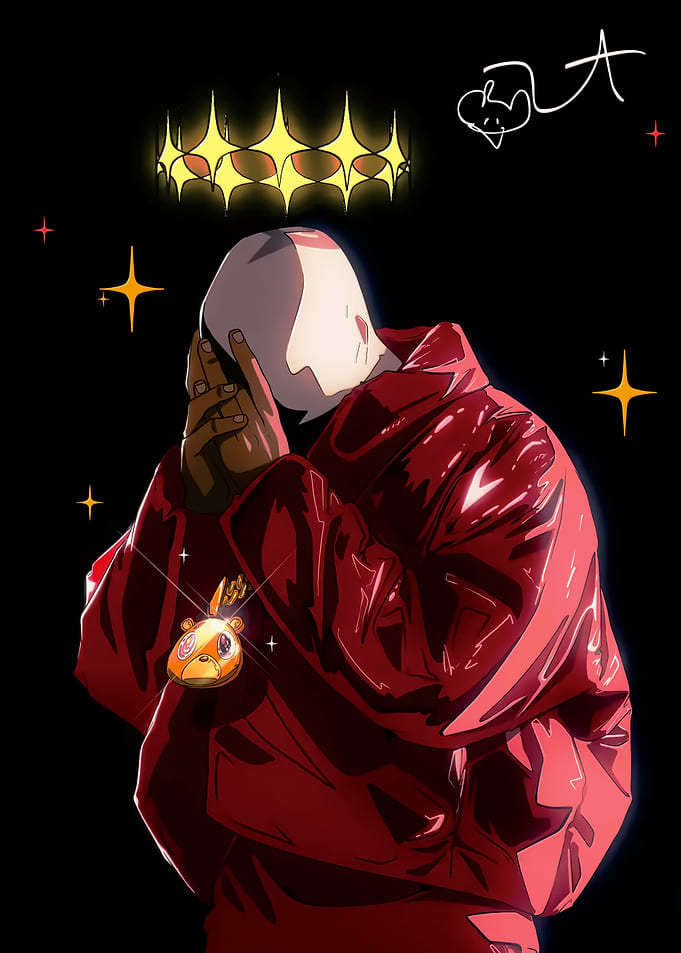 Kanye West Graduation Bear Art