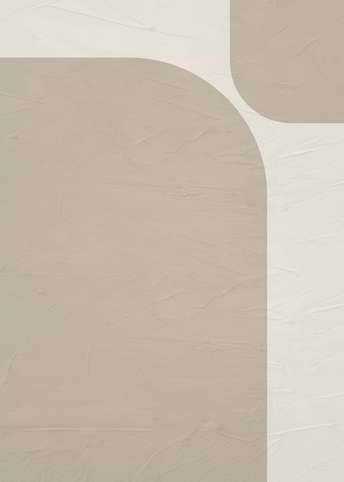Minimalist Beige Abstract Geometric Art