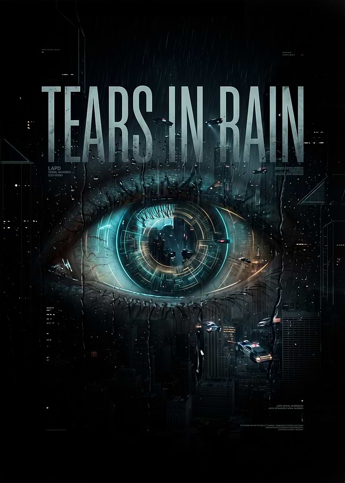 Blade Runner Tears in Rain Poster