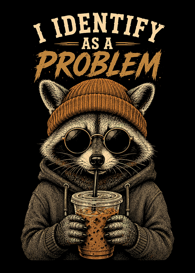 I Identify As A Problem Raccoon