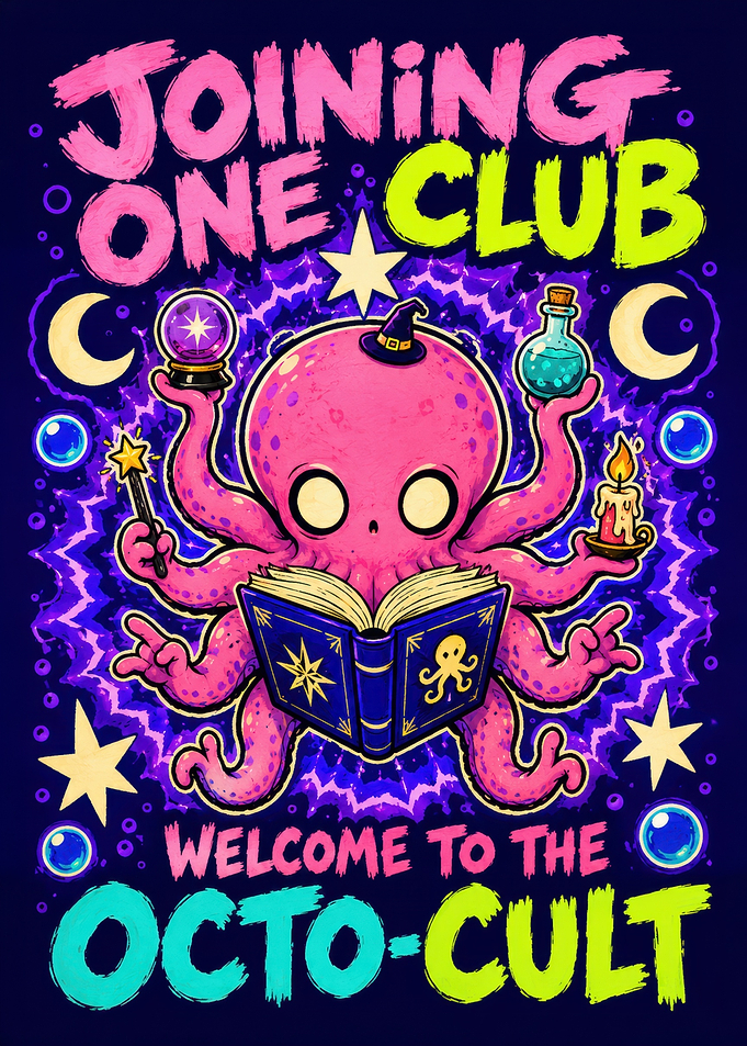 Octo-Cult Magical Octopus Poster