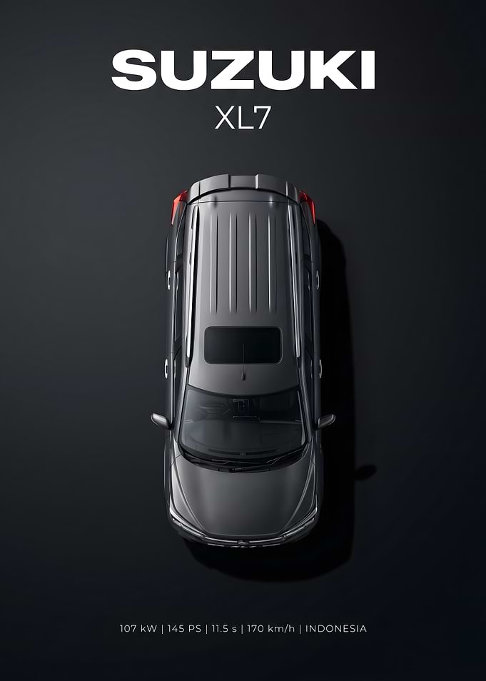 Suzuki XL7 Top-Down View Poster