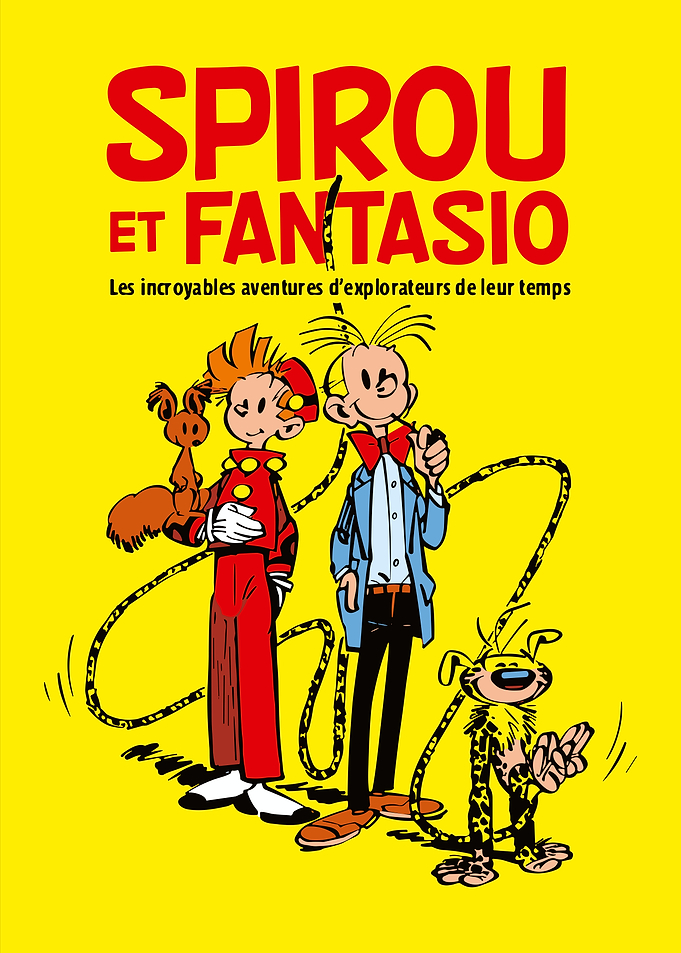 Spirou and Fantasio Comic Poster