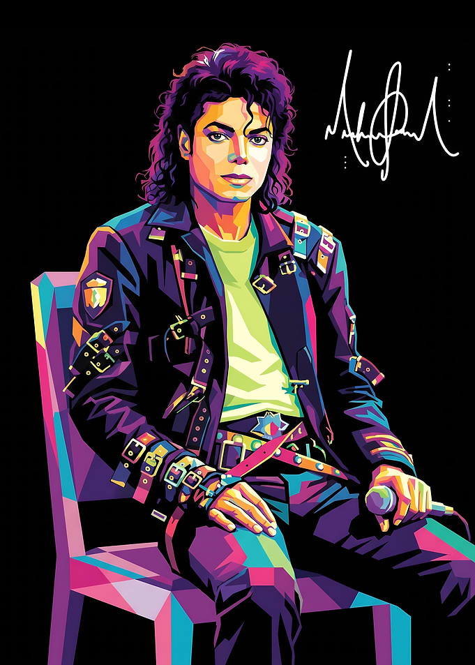 Michael Jackson Pop Art Portrait