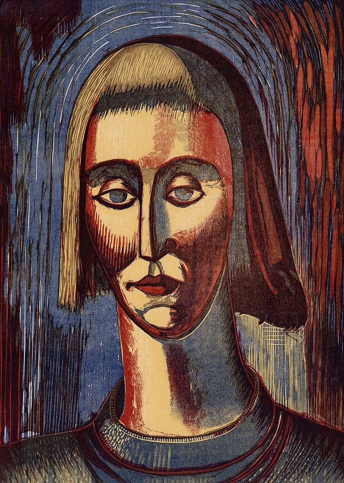 Expressionist Portrait of a Woman