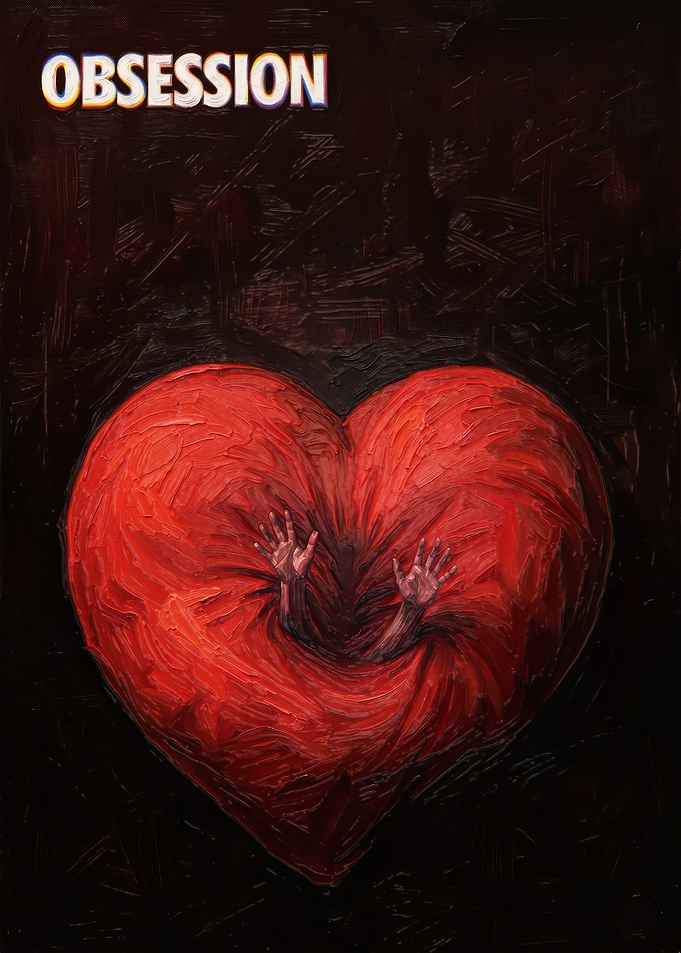 Obsession Heart Abstract Painting
