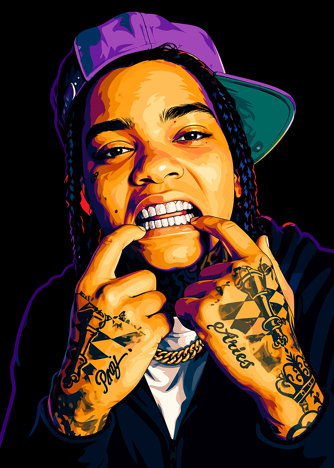 Young M.A. Pop Art Portrait