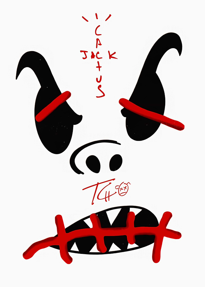 Cactus Jack Travis Scott Logo Graphic