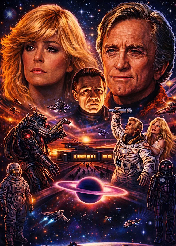 Vintage Sci-Fi Movie Poster Art