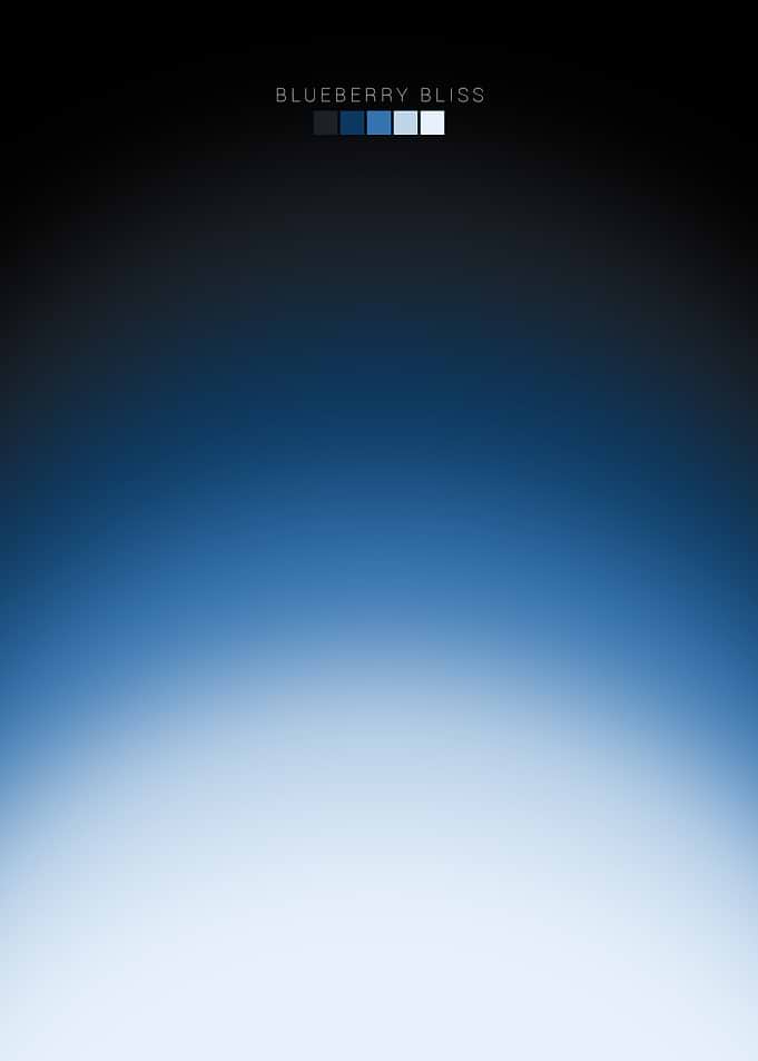 Blueberry Bliss Color Palette Gradient