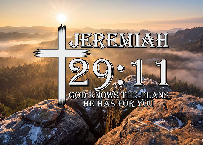 Jeremiah 29:11 Inspirational Mountain Landscape