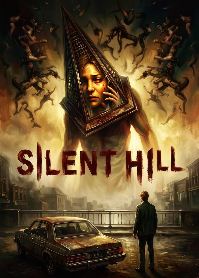Silent Hill Pyramid Head Poster