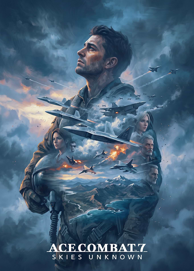 Ace Combat 7 Skies Unknown Poster