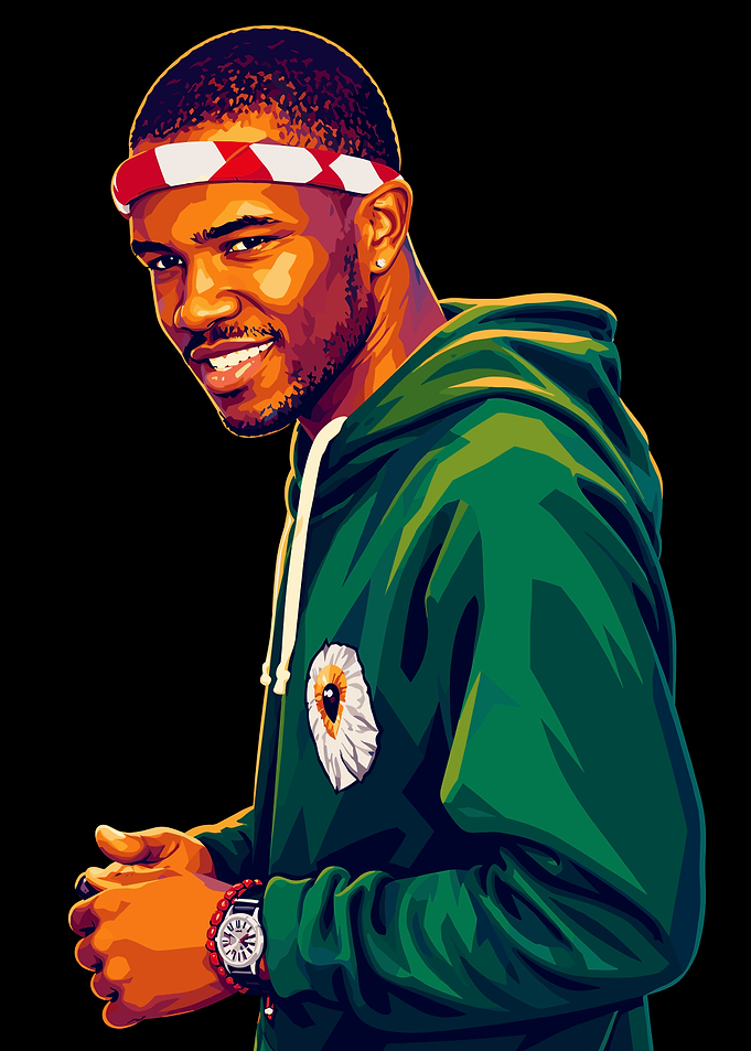 Frank Ocean Pop Art Portrait
