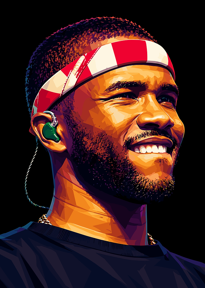 Frank Ocean Pop Art Portrait