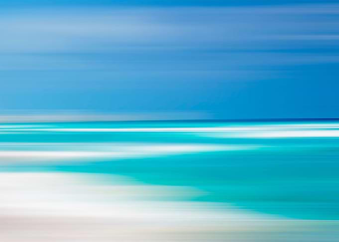 Abstract Motion Blur Tropical Beach