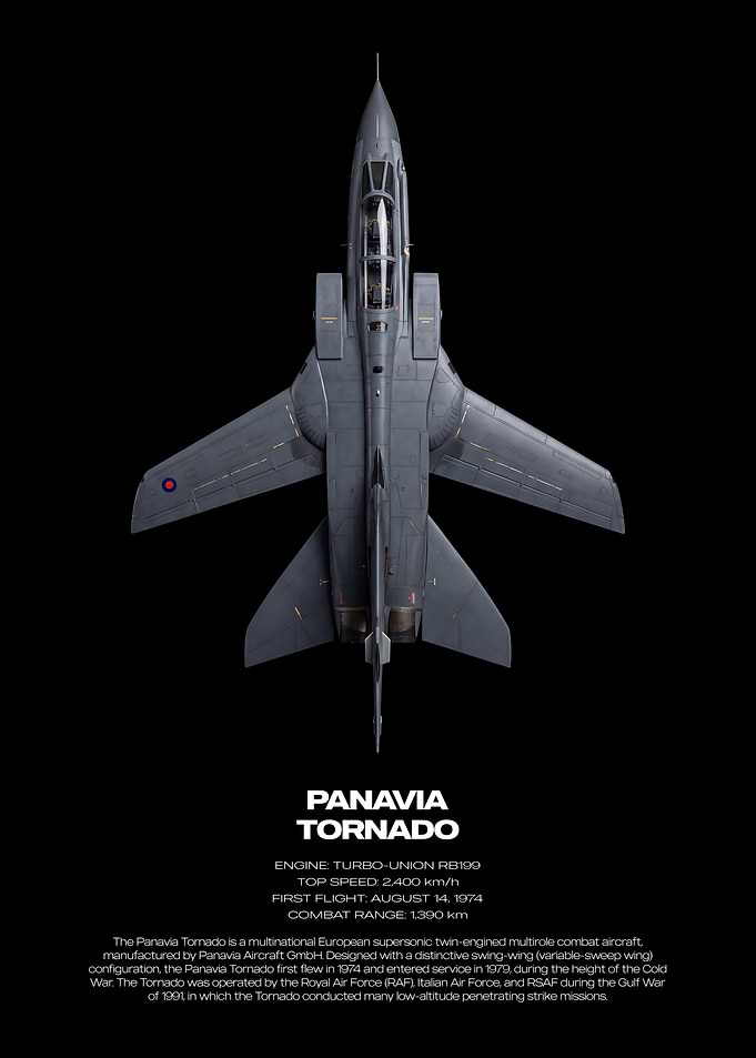 Panavia Tornado Military Aircraft Poster