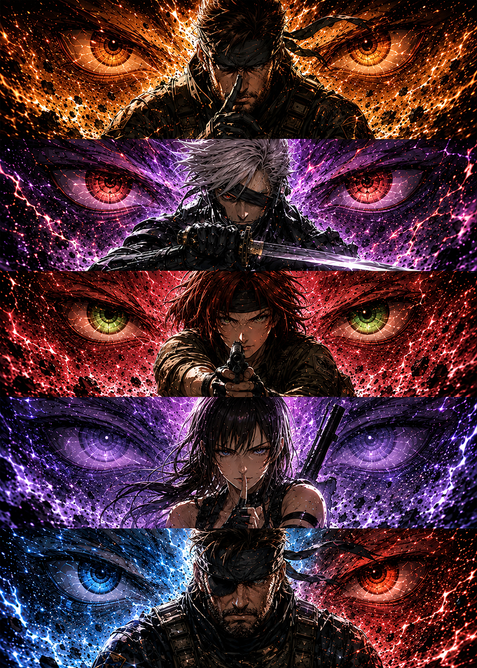 Metal Gear Solid Character Montage