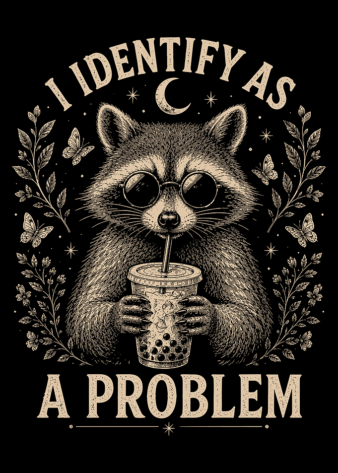 I Identify As A Problem Raccoon