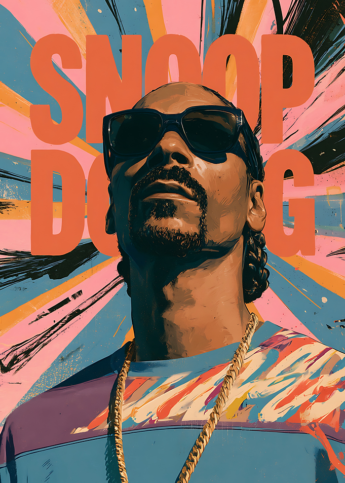 Snoop Dogg Pop Art Portrait