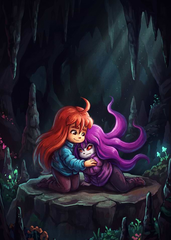 Madeline and Badeline from Celeste