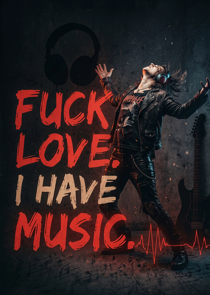 Rock Music Passion Poster