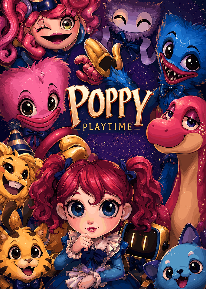 Poppy Playtime Characters Group Poster
