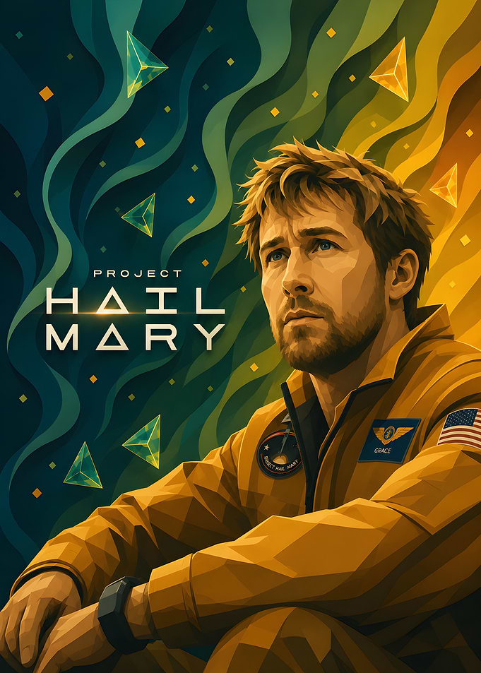 Project Hail Mary Ryland Grace Poster