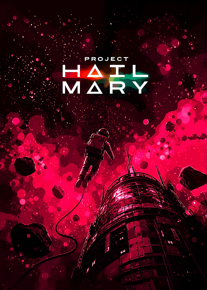 Project Hail Mary Space Poster