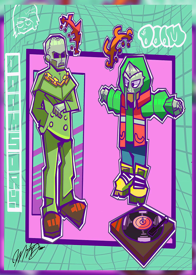 MF DOOM Hip Hop Fan Art