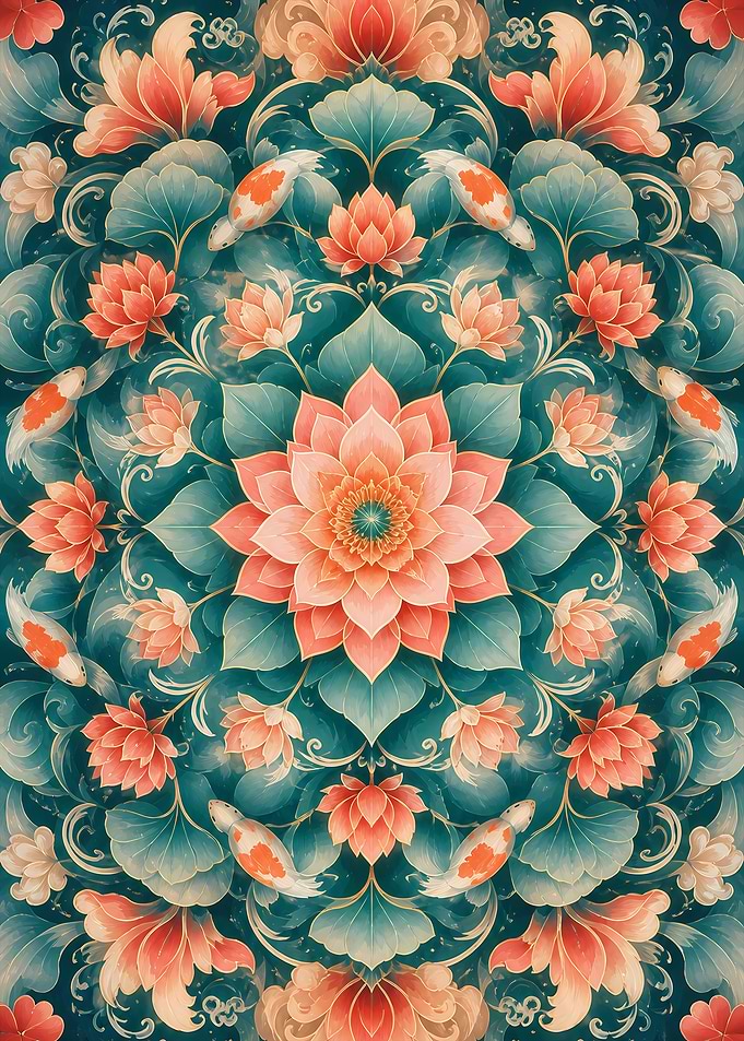 135 - Lotus Tide Mandala