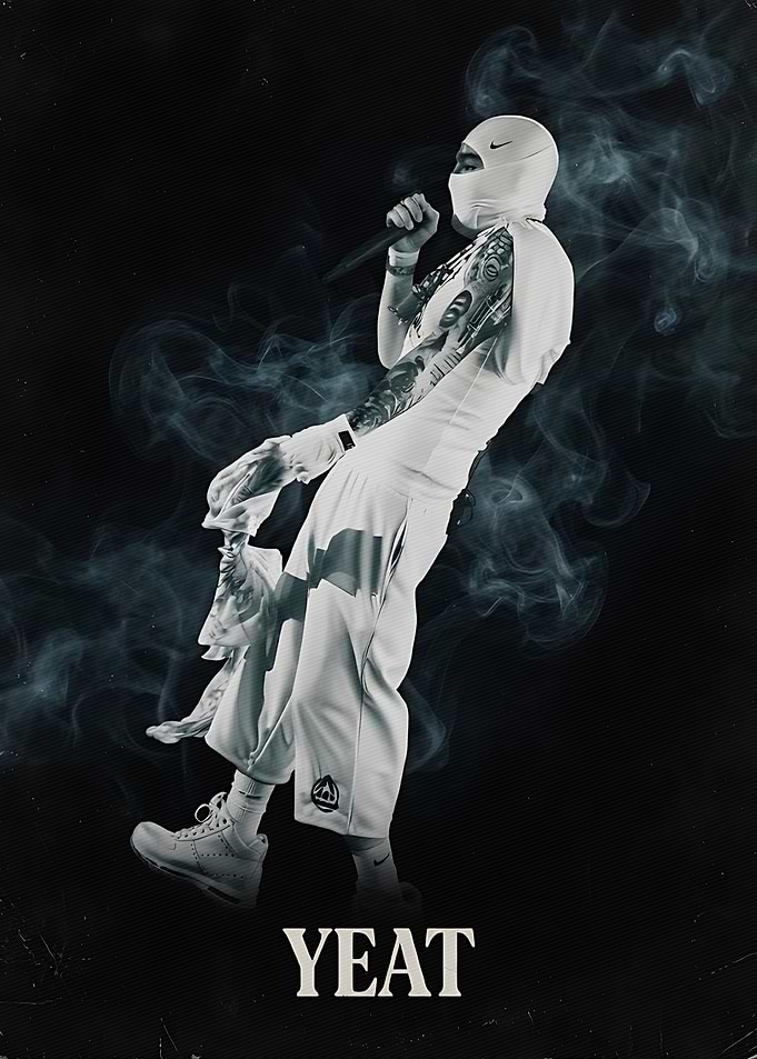 Yeat Rapper Performance Poster