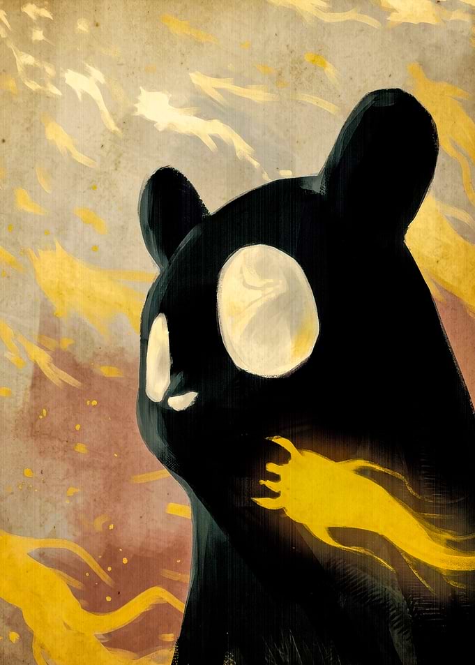 Rain World Slugcat Digital Art