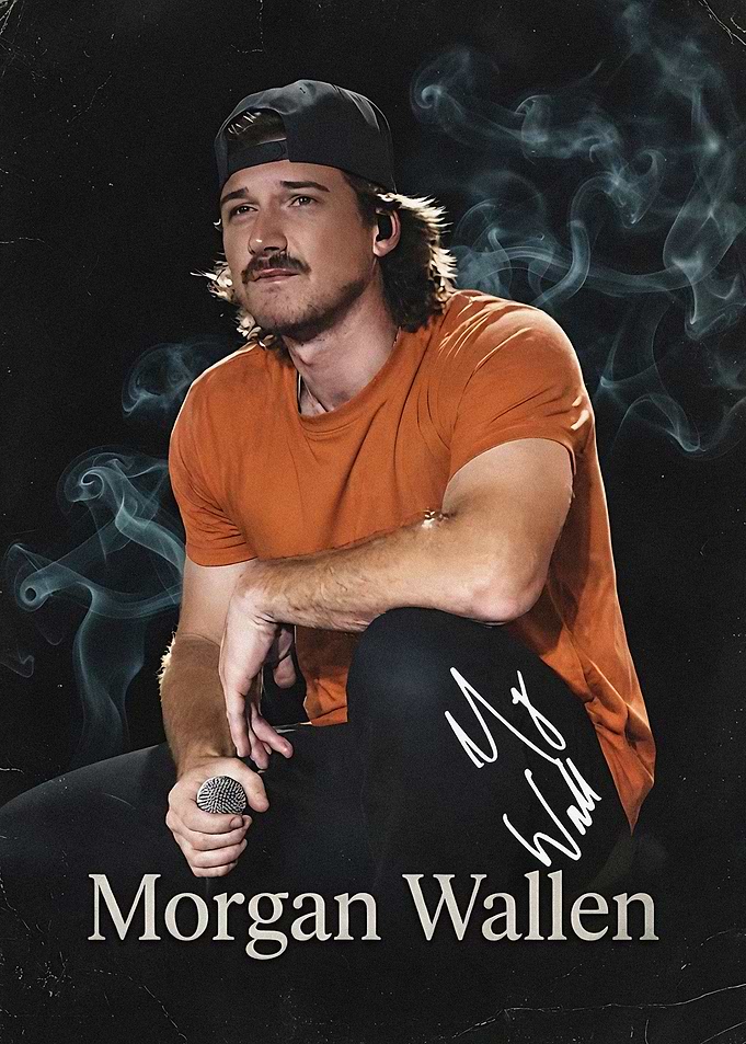 Morgan Wallen Portrait Poster